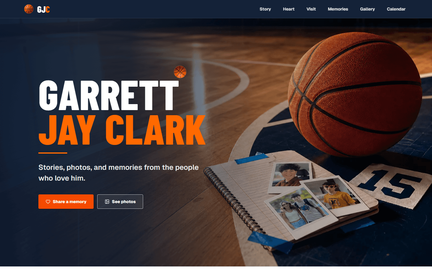 Screenshot of Garrett Jay Clark